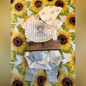 Organic 8-Piece Baby Gift Set - Rabbit+Bear- NWT